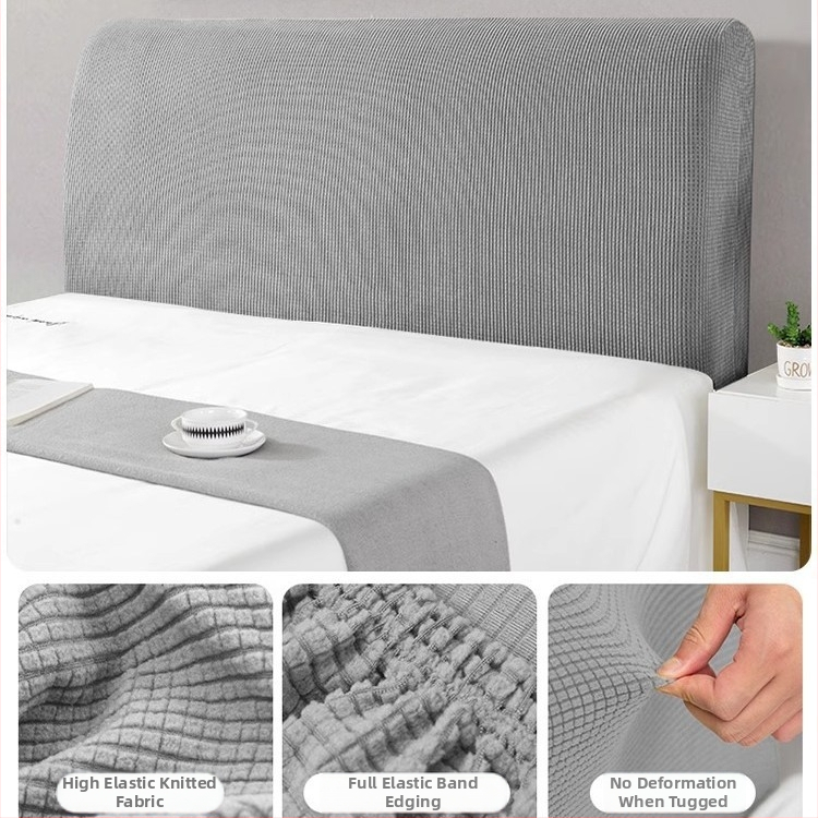 Univerzálny kryt na čelo postele, mäkké polstrovanie, elastický, proti prachu, pre šírku 1,5–1,8 m