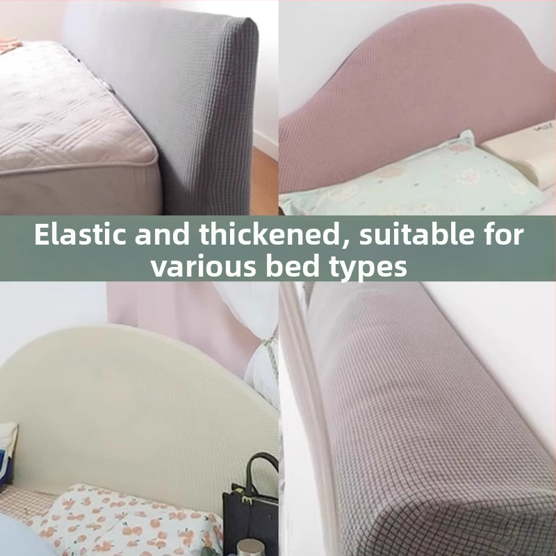 Univerzálny kryt na čelo postele, mäkké polstrovanie, elastický, proti prachu, pre šírku 1,5–1,8 m