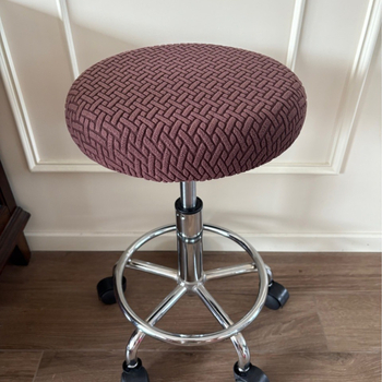 Kružna navlaka za stolac – poliester, protuklizna, otporna na habanje, zaštita od prašine, moderan stil