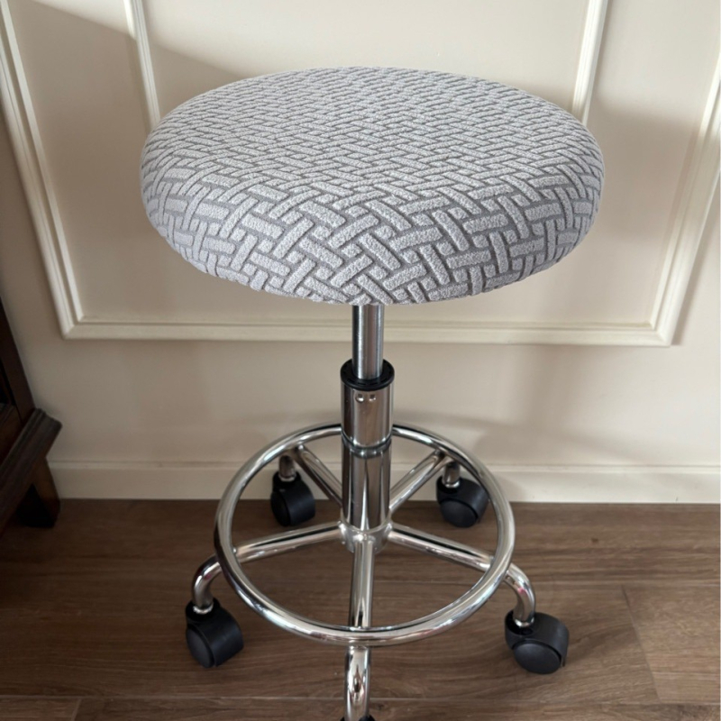 Kružna navlaka za stolac – poliester, protuklizna, otporna na habanje, zaštita od prašine, moderan stil