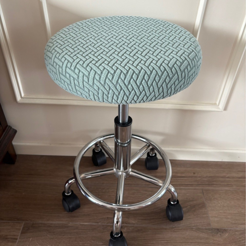 Kružna navlaka za stolac – poliester, protuklizna, otporna na habanje, zaštita od prašine, moderan stil