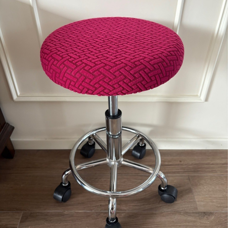 Kružna navlaka za stolac – poliester, protuklizna, otporna na habanje, zaštita od prašine, moderan stil