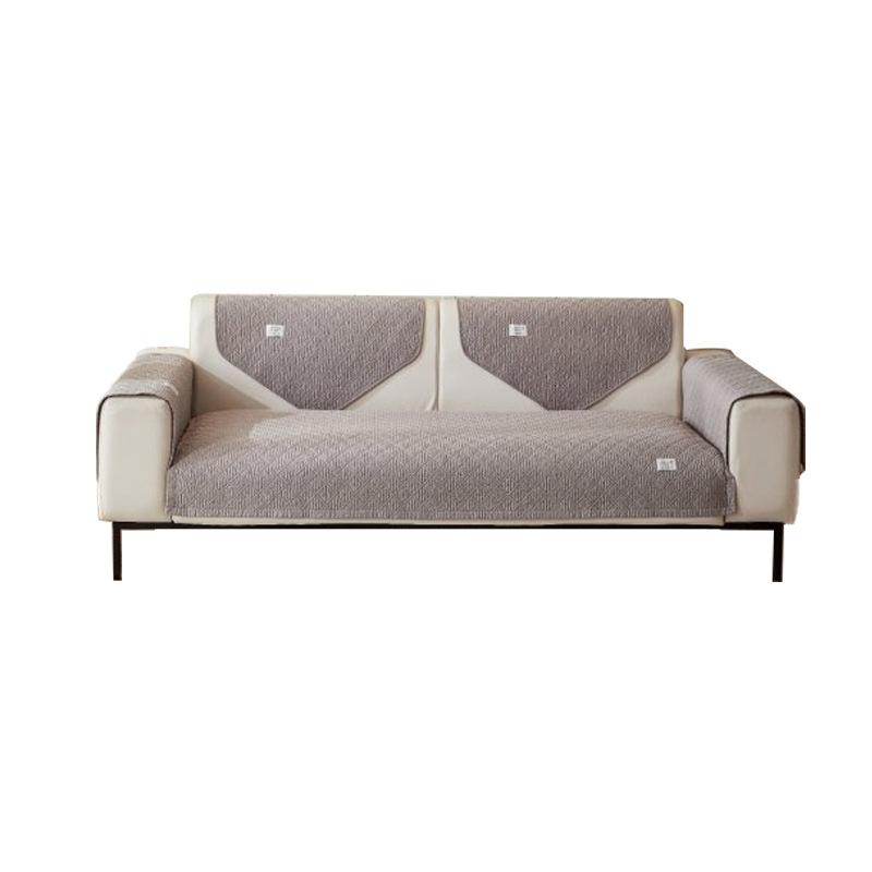 Navlaka za kauč od 100% pamuka, s cvjetnim uzorkom, krem boja, francuski retro stil