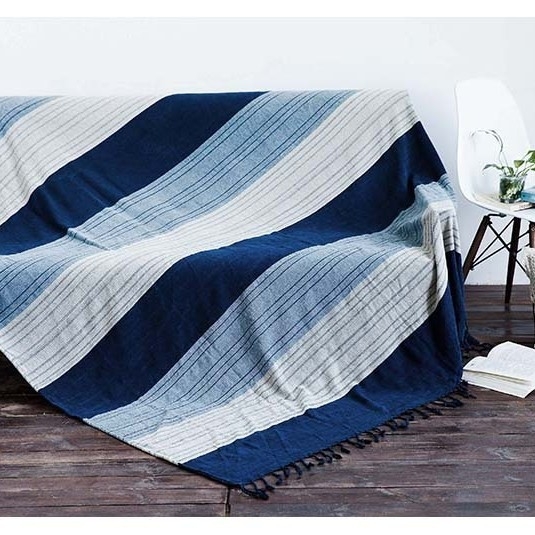 Chenille navlaka za kauč, za kutnu sofu, doiljski stil, uzorci: pruge, geometrijski i biljni