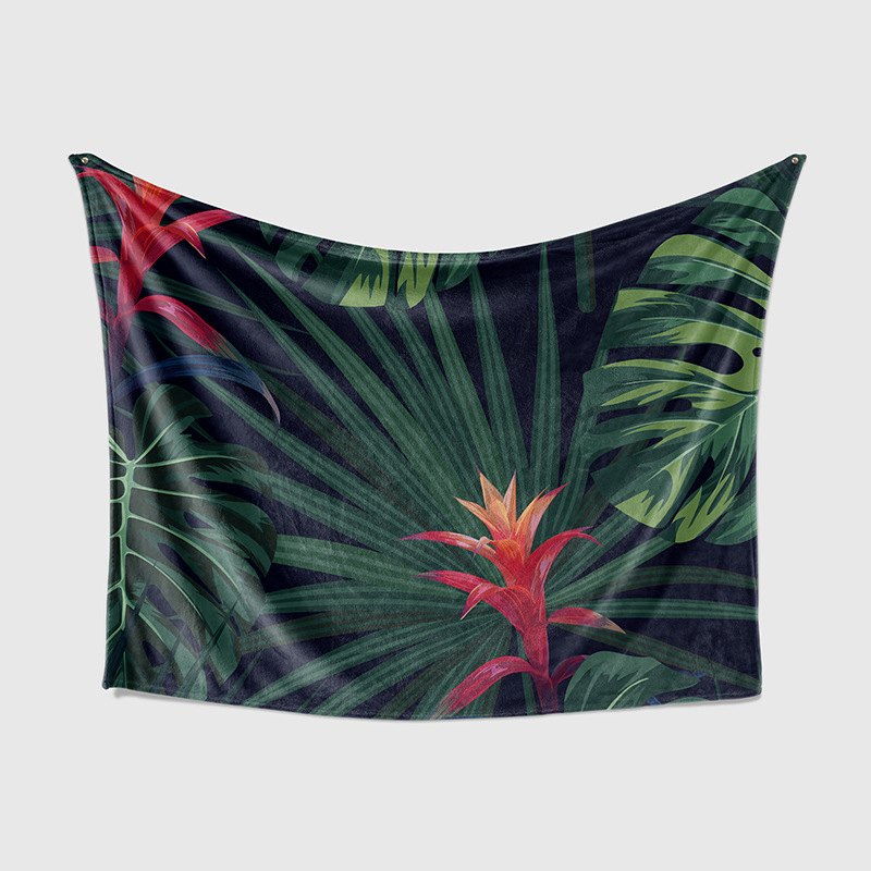 3D digitális nyomtatású gobelin poliészterből, gépi szövésű, téglalap alakú, táj motívum, modern minimalista stílus