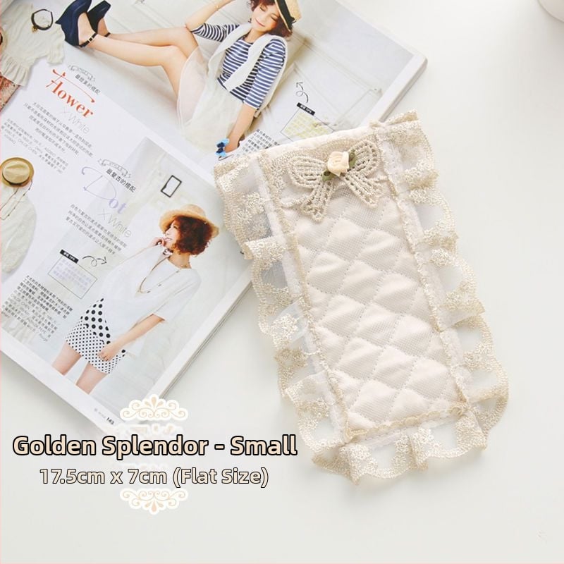 Κάλυμμα προστασίας για τα τηλεχειριστήρια κλιματισμού και τηλεόρασης, ύφασμα βαμβάκι, ευρωπαϊκό στυλ, δαντελένιο σχέδιο, προστασία από σκόνη