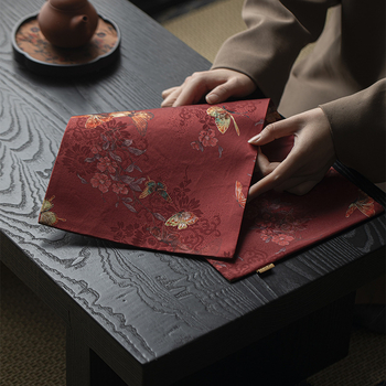 Audinio arbatos kilimėlis ceremonijai, storas šilumos izoliacija, kinietiško stiliaus ribota paviršius