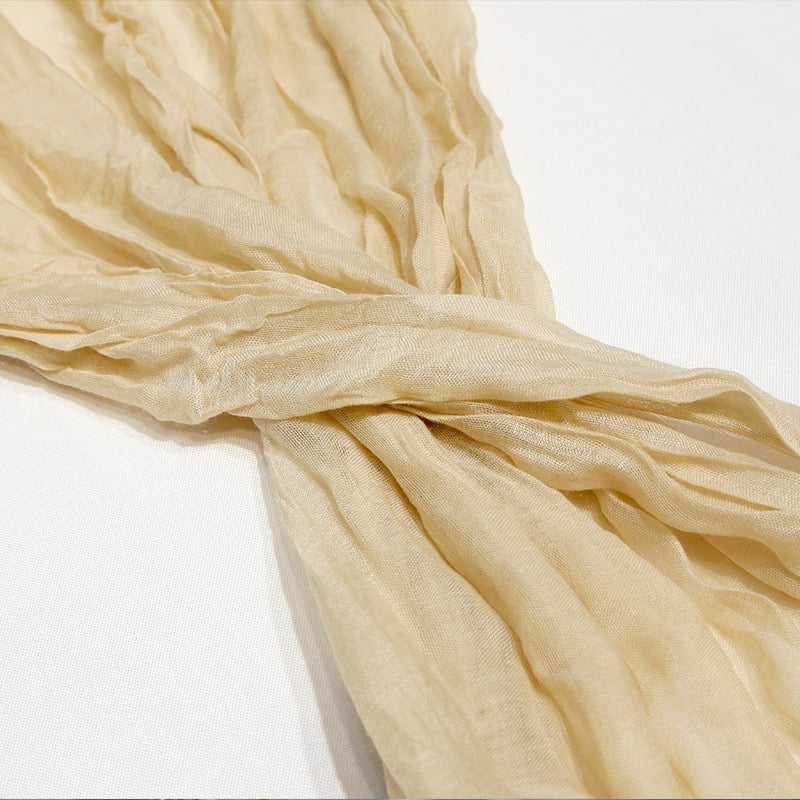 Boemski stolni runner od poliestera s voile i cheesecloth, jednobojan, za vjenčanje i zabave