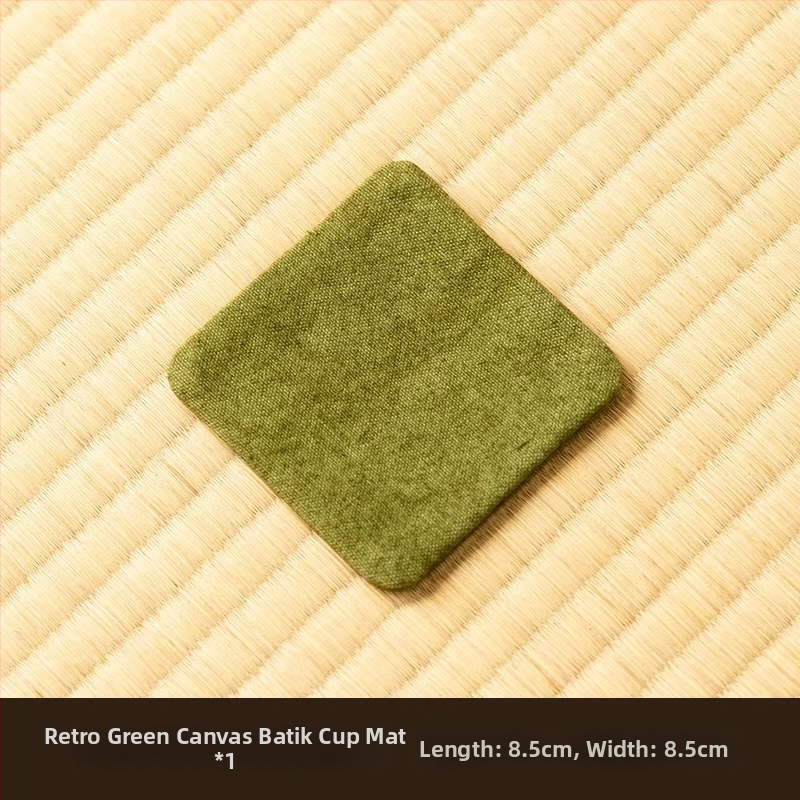 Arbatų kilimėlis iš audinio su tie-dye dizainu, dvipusis, sugeriantis, tinkamas kaip arbatos padėklas ir puodelio laikiklis