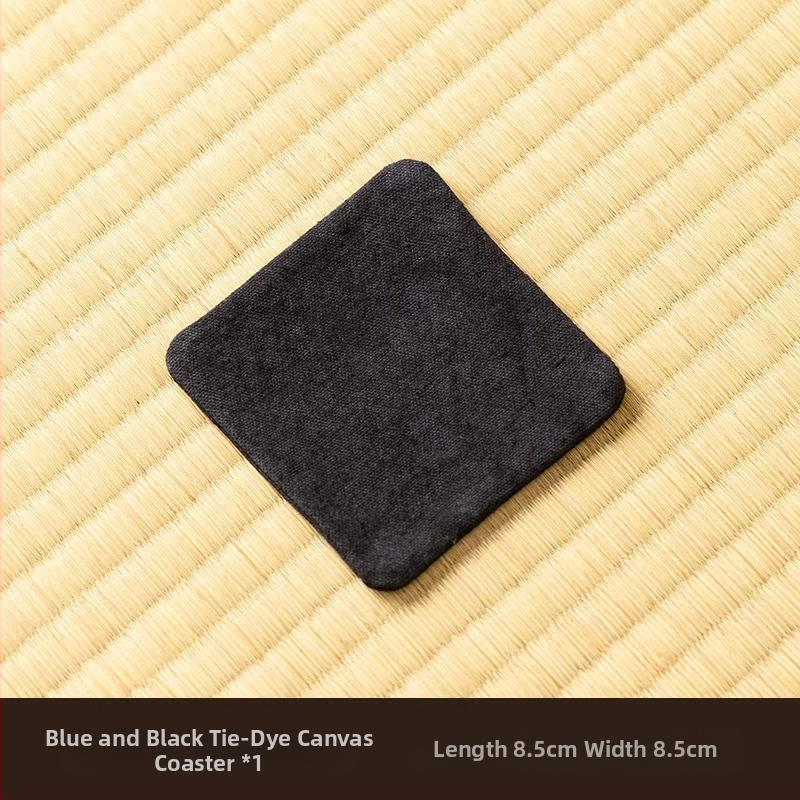 Arbatų kilimėlis iš audinio su tie-dye dizainu, dvipusis, sugeriantis, tinkamas kaip arbatos padėklas ir puodelio laikiklis