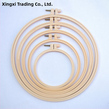 Körkörös keret keresztszemes hímzéshez bambusz imitációs dizájnnal, márka Scenery, anyag: műanyag lemez, hímzés típusa: keresztszemes, stílus Ming és Qing klasszikusok