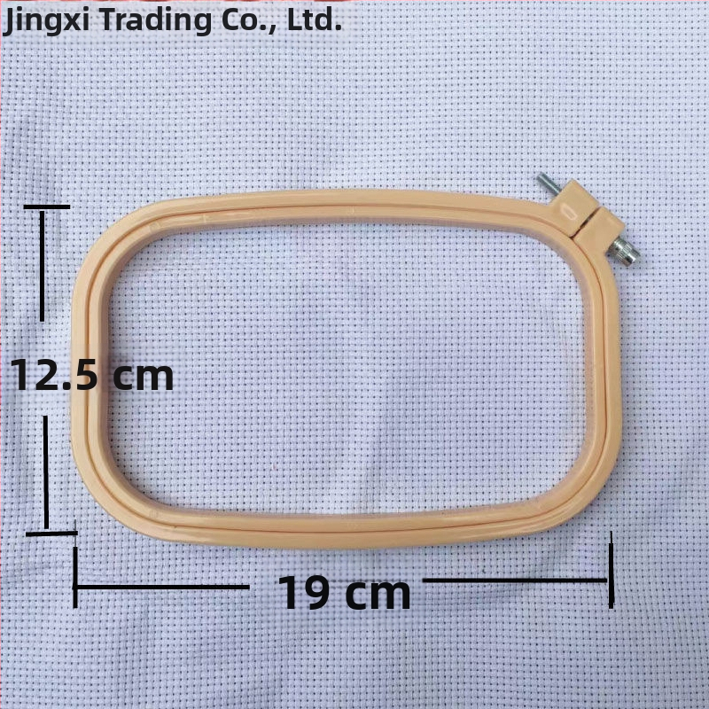 Körkörös keret keresztszemes hímzéshez bambusz imitációs dizájnnal, márka Scenery, anyag: műanyag lemez, hímzés típusa: keresztszemes, stílus Ming és Qing klasszikusok