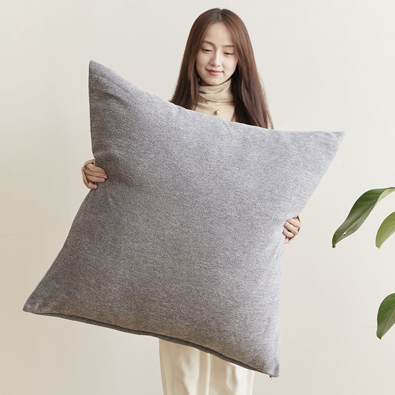 Jastuk s Chenille navlakom, jednostavan uzorak, punilo PP pamuk, moderni minimalistički stil