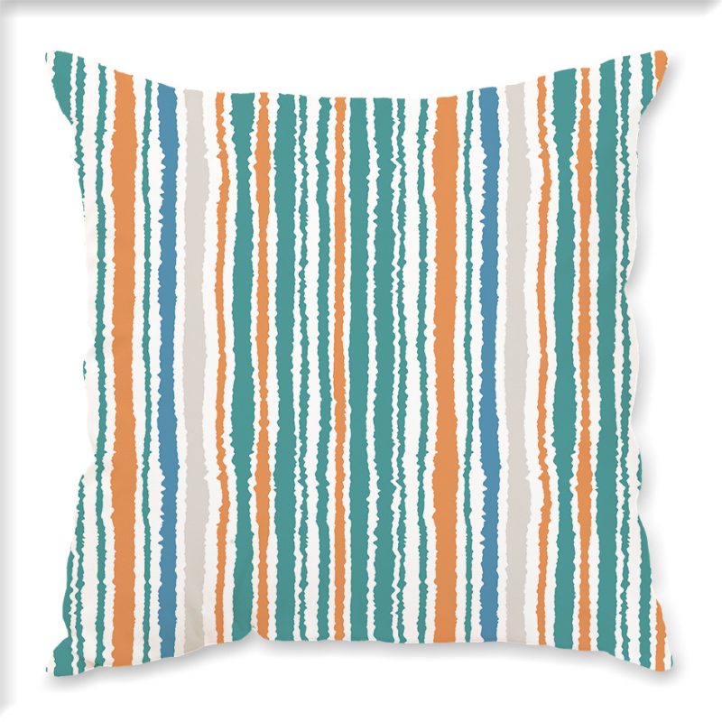 Jastučnica s plišem, geometrijski uzorak, digitalni tisak, skandinavski stil