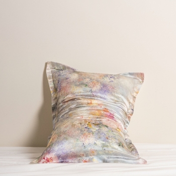 Husă de pernă din 100% Mătase Mulberry, imprimare digitală, stil modern minimalist, personalizare: Da