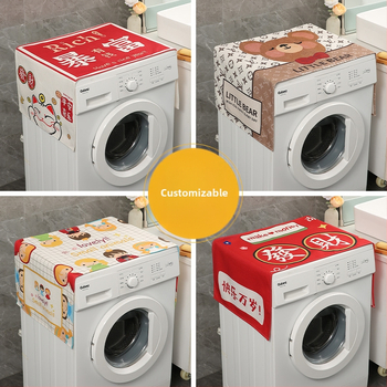 Si xuan lina putekļu aizsargs pārsegs ledusskapim, veļas mazgājamai un mikroviļņu krāsnij, vienkāršs un mūsdienīgs stils, piemērots viesistabai un balkonam