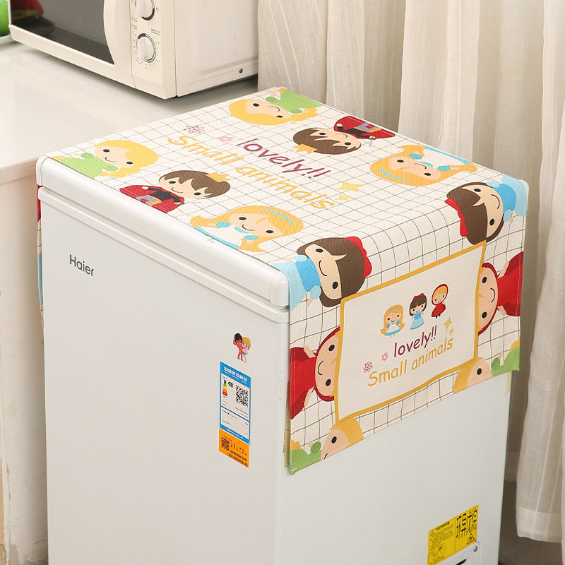 Si xuan lina putekļu aizsargs pārsegs ledusskapim, veļas mazgājamai un mikroviļņu krāsnij, vienkāršs un mūsdienīgs stils, piemērots viesistabai un balkonam