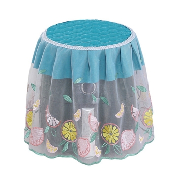 Putekļu aizsarg vāciņš frituvei ar mežģīnēm, auduma aizsargs virtuves sadzīves tehnikai; Materiāls: Mežģīnes; Stils: Vienkāršs un mūsdienīgs; Apstrāde: Cits