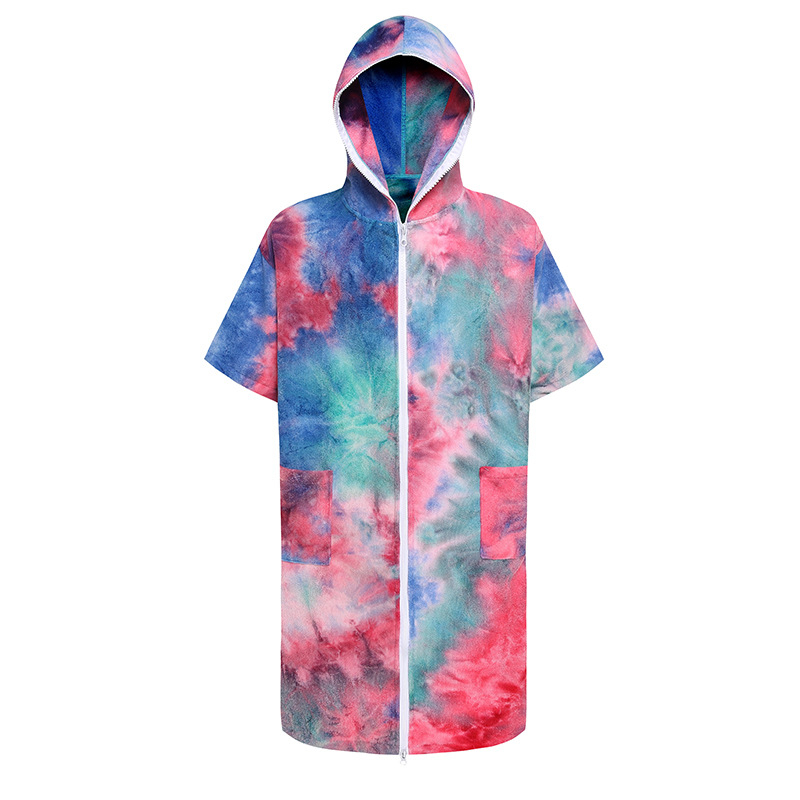 Tie-Dye nosivi kupaći ogrtač i brzo-sušeći ručnik za plivanje