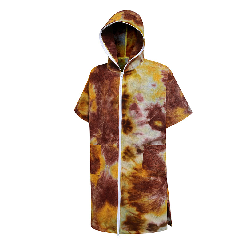 Tie-Dye nosivi kupaći ogrtač i brzo-sušeći ručnik za plivanje