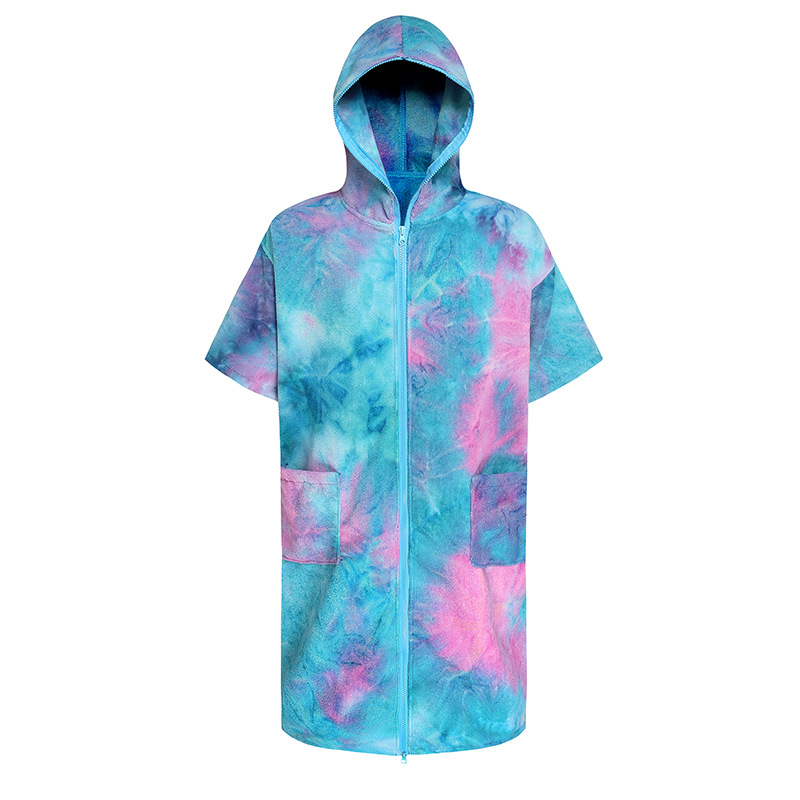Tie-Dye nosivi kupaći ogrtač i brzo-sušeći ručnik za plivanje