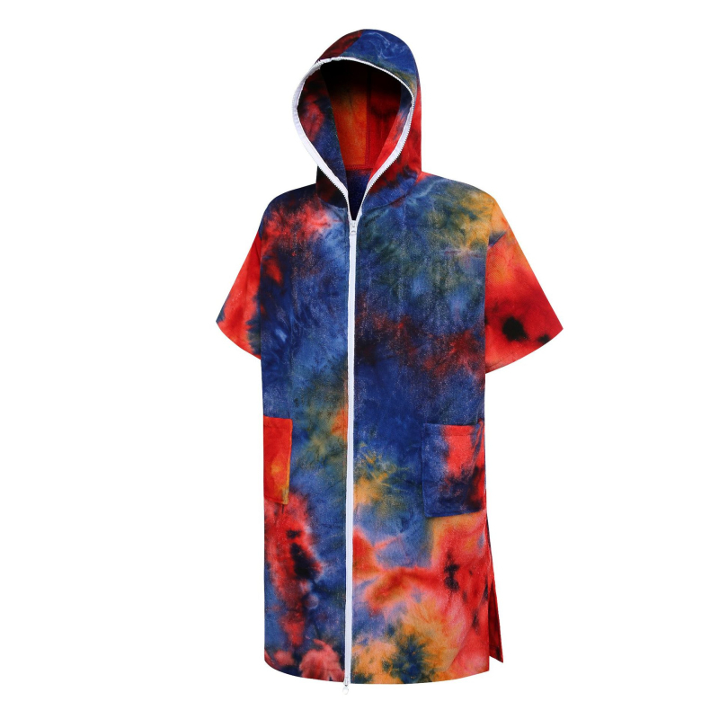 Tie-Dye nosivi kupaći ogrtač i brzo-sušeći ručnik za plivanje