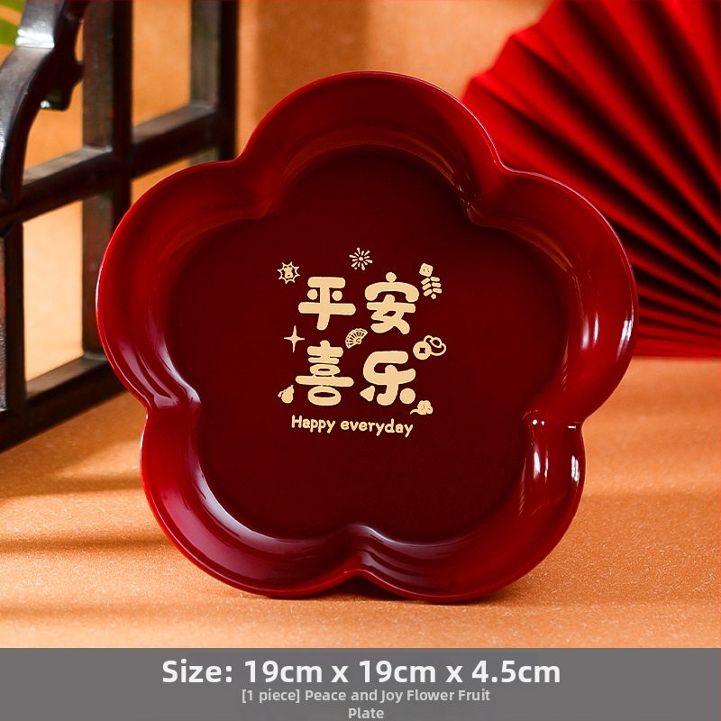  Plastikinis būsto įkūrimo dekoracijų rinkinys gyvenamojo kambario kavos staliukui su vaisių ir saldumynų padėklais, kartoninė pakuotė, prekė Orange Nuoyi Bai