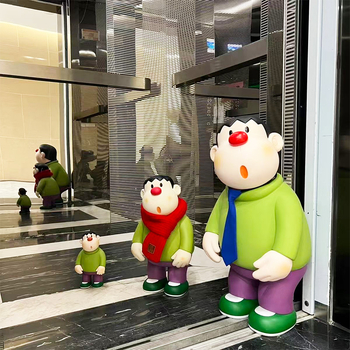 Vinilinis tigro figūrė – rankų darbo, su pakreipta galva, Šiaurės stiliaus dekoras biurui, svetainei ar įėjimui (Prekės ženklas: Happy Creation Society)