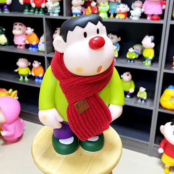 Vinilinis tigro figūrė – rankų darbo, su pakreipta galva, Šiaurės stiliaus dekoras biurui, svetainei ar įėjimui (Prekės ženklas: Happy Creation Society)