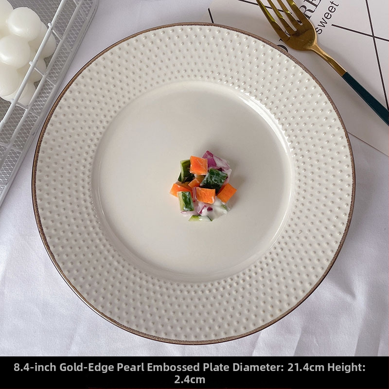 Eiropas stila ēdiena šķīvis, apaļš, vienkrāsains, mūsdienīgs minimālisma dizains, piemērots dāvanai