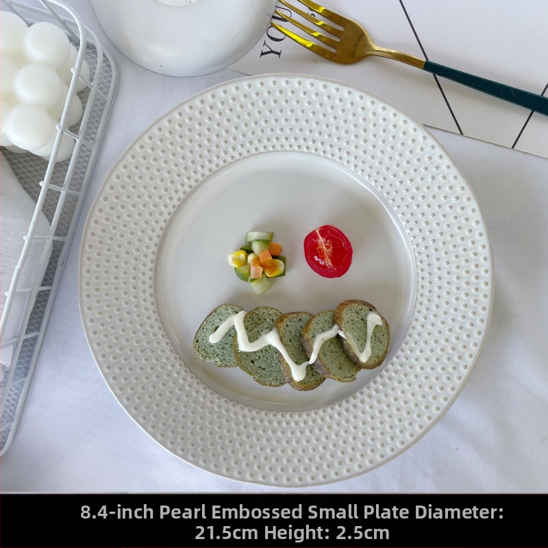 Eiropas stila ēdiena šķīvis, apaļš, vienkrāsains, mūsdienīgs minimālisma dizains, piemērots dāvanai