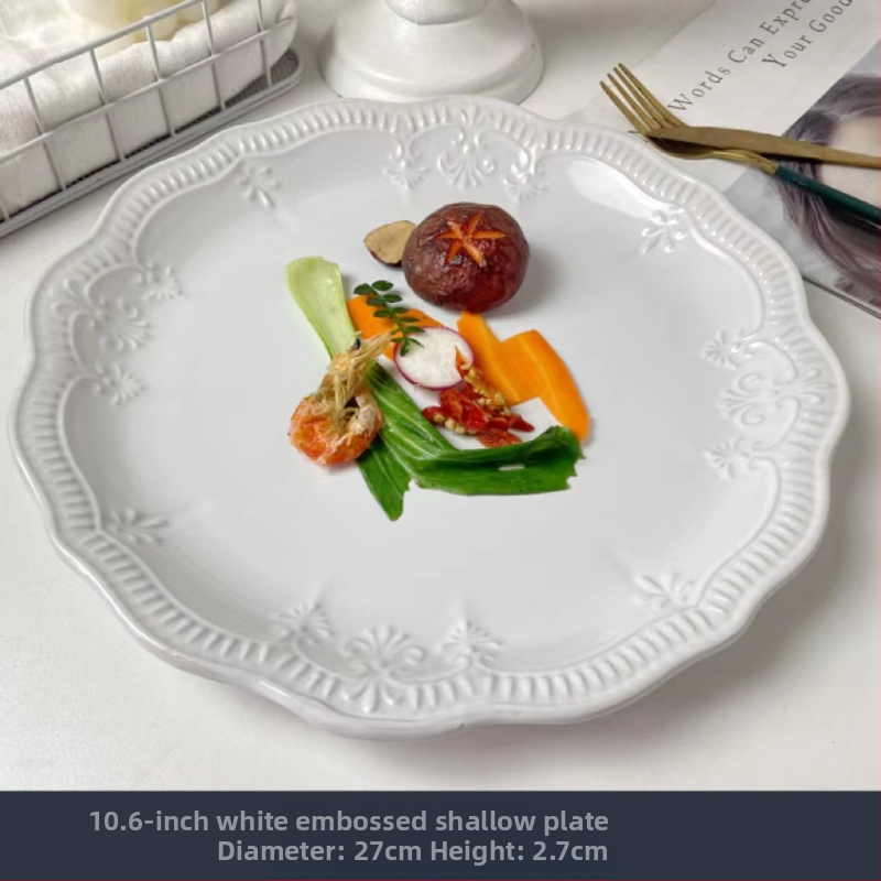 Eiropas stila ēdiena šķīvis, apaļš, vienkrāsains, mūsdienīgs minimālisma dizains, piemērots dāvanai