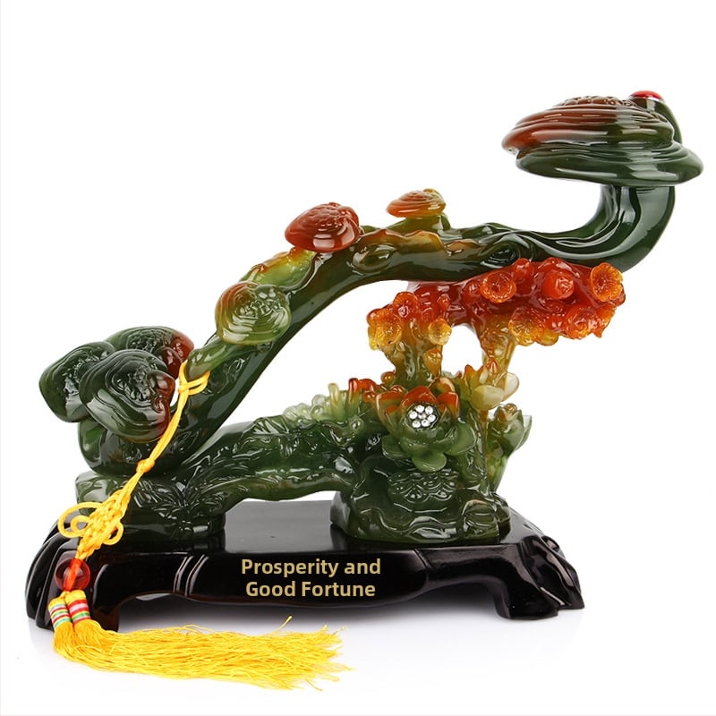 Natūralių dervos dekoratyvinė figūra svetainei ir vyno spintoms — pritaikymas, Ding Shengxiang, Guangdong