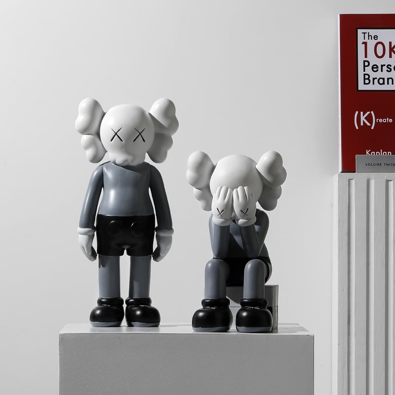 Meškiuko figūrėlė – šiaurietiško stiliaus, derva, Tang Dynasty prekė, animacinis dekoras, kartono pakuotė