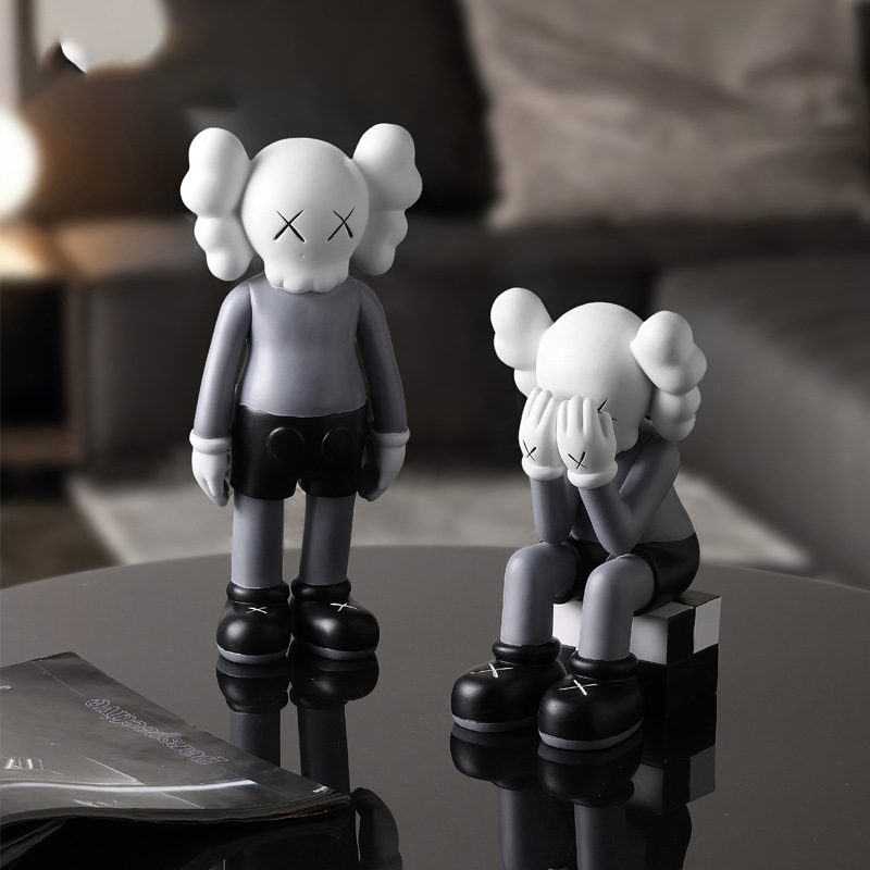 Meškiuko figūrėlė – šiaurietiško stiliaus, derva, Tang Dynasty prekė, animacinis dekoras, kartono pakuotė