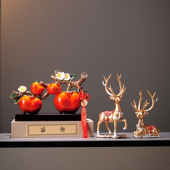 Laiminga elnio figūrėlė iš rezino - Kinų stiliaus vidaus dekorui, rezino amatai, prekės ženklas Card decoration, puiki dovana naujakuriams