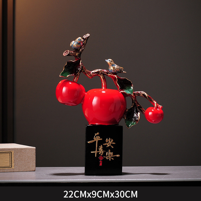 Laiminga elnio figūrėlė iš rezino - Kinų stiliaus vidaus dekorui, rezino amatai, prekės ženklas Card decoration, puiki dovana naujakuriams