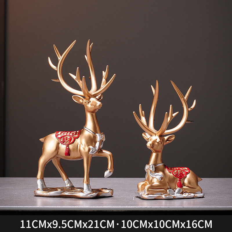 Laiminga elnio figūrėlė iš rezino - Kinų stiliaus vidaus dekorui, rezino amatai, prekės ženklas Card decoration, puiki dovana naujakuriams