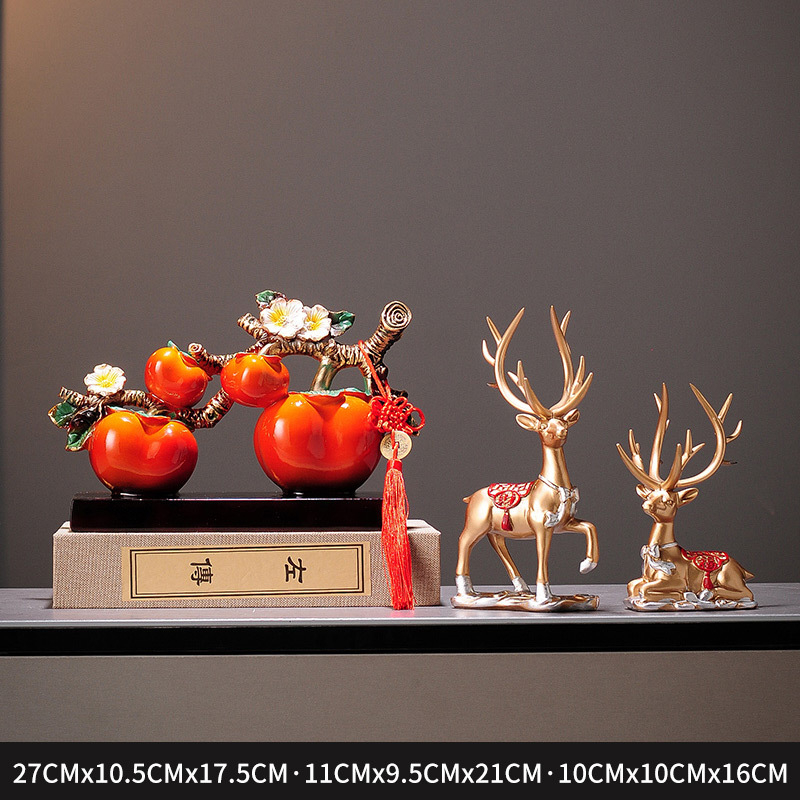 Laiminga elnio figūrėlė iš rezino - Kinų stiliaus vidaus dekorui, rezino amatai, prekės ženklas Card decoration, puiki dovana naujakuriams