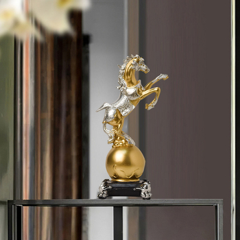 Baiying Šiaurietiškojo Meno Modernus Arklio Dekoras Gyvenamajai, Televizoriaus Spintei, Įėjimui ir Vyno Spintai – Syntetinė Derva