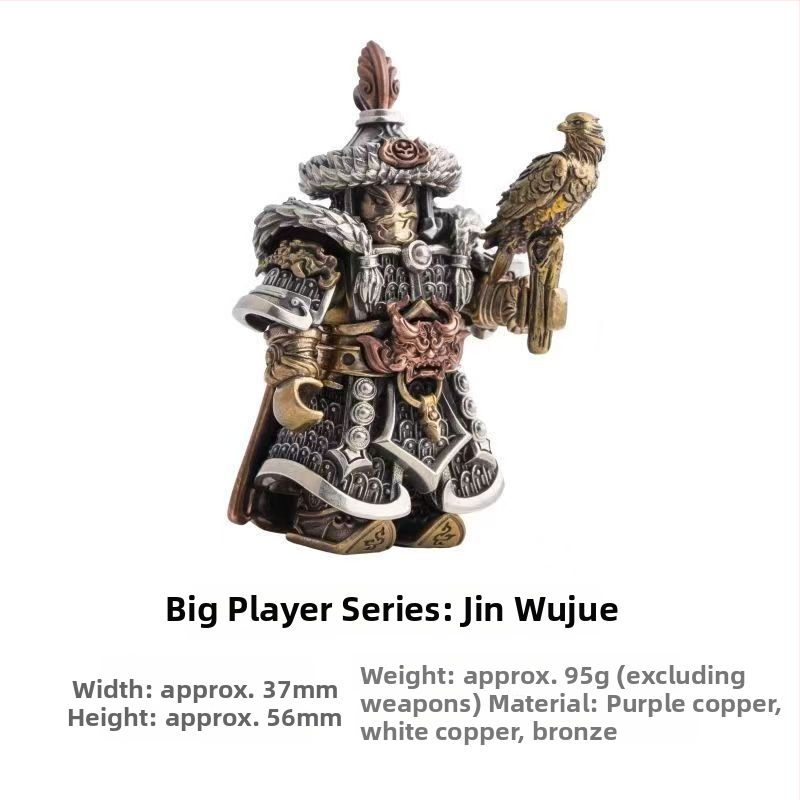 Darba galda dekors ar Ming Dynasty Jin Yi Wei motīvu – ķīniešu stilā metāla dekors, pielāgošana pieejama (Materiāls: metāls; Stils: ķīniešu; Temats: Ming Dynasty Jin Yi Wei; Pielāgošana: Pieejama)