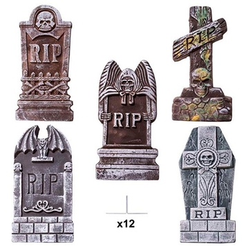 Halovīna putu apbedījums – skatu rekvizīts, šausmu dekors spoku mājai