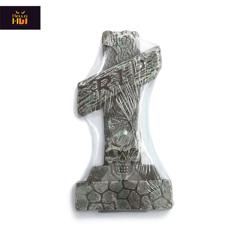 Halovīna putu apbedījums – skatu rekvizīts, šausmu dekors spoku mājai