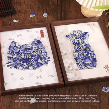 DIY keramisko flīžu mozaīkas gleznošanas komplekts, roku darbs, preces kods 176002z0, kategorija amatniecība – gleznošana, stils Ķīniešu stils, parasta iepakošana