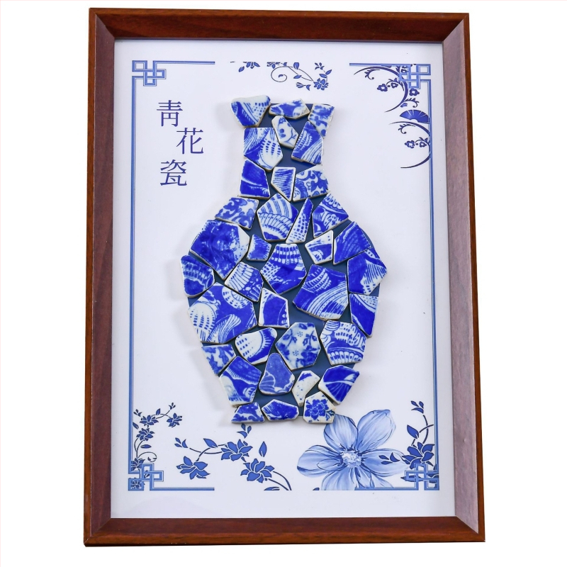 DIY keramisko flīžu mozaīkas gleznošanas komplekts, roku darbs, preces kods 176002z0, kategorija amatniecība – gleznošana, stils Ķīniešu stils, parasta iepakošana