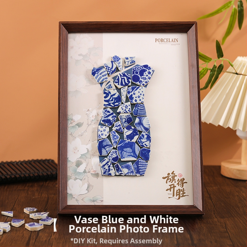 DIY keramisko flīžu mozaīkas gleznošanas komplekts, roku darbs, preces kods 176002z0, kategorija amatniecība – gleznošana, stils Ķīniešu stils, parasta iepakošana