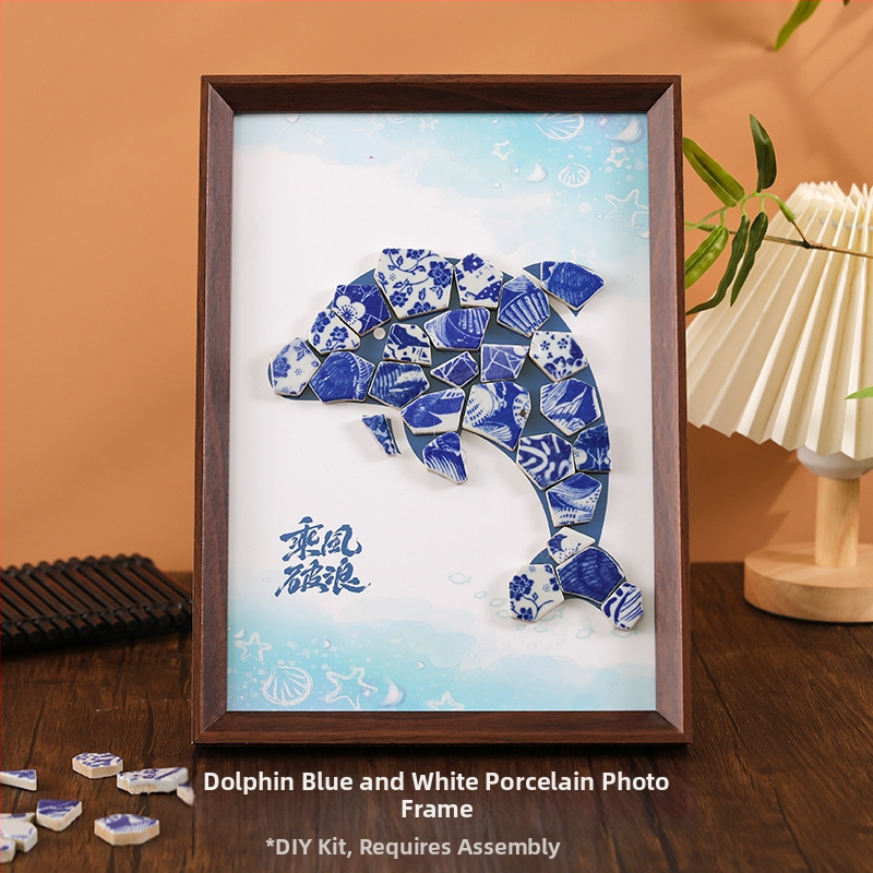 DIY keramisko flīžu mozaīkas gleznošanas komplekts, roku darbs, preces kods 176002z0, kategorija amatniecība – gleznošana, stils Ķīniešu stils, parasta iepakošana