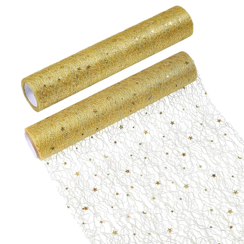 Stolni runner s mrežastim dizajnom i toplinskim otiskom, geometrijski apstraktni uzorak (Materijal: poliester vlakno; Stil: lagani luksuz; Oblik: pravokutnik; Kategorija: stolni runner)