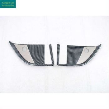 Karbono pluošto išvaizdos vidinė apdaila Buick GL8 New Energy Lu Shang – ABS plastikas, navigacijos rėmas ir galinių durelių rankenos rėmas