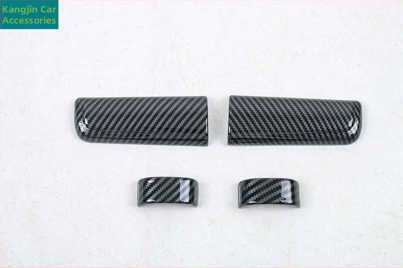 Karbono pluošto išvaizdos vidinė apdaila Buick GL8 New Energy Lu Shang – ABS plastikas, navigacijos rėmas ir galinių durelių rankenos rėmas